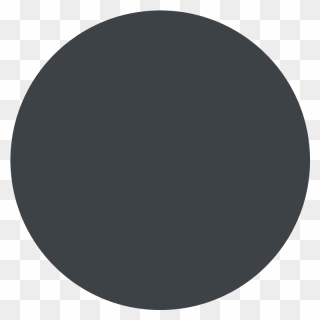 Black Circle Emoji Clipart - Seattle Art Museum - Png Download