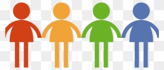 Brave Clipart Bold Person - Clip Art Kids Holding Hands - Png Download