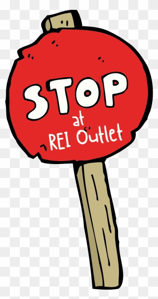 Rei Red Stop Sign Without The - Stop Sign Cute Clipart