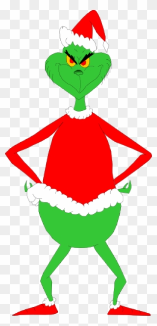 Full Body Grinch Clip Art - Png Download