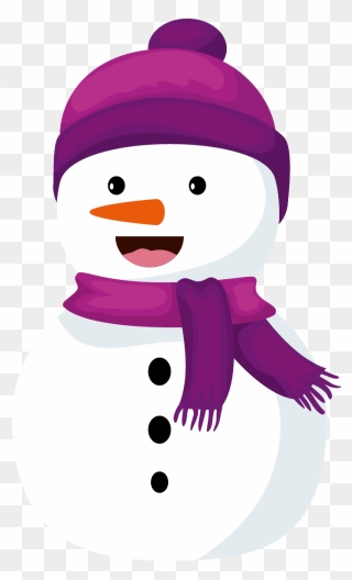 Cute Snowman Christmas Art Clipart