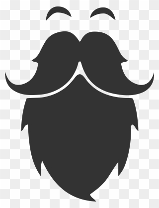 Laughing Beards Moustache Brand - Waiting For My Beard To Grow Clipart