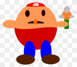 Mario - Cartoon Egg Man Clipart