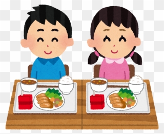 Illustration Of Child Eating Lunch - Meal Kindergarten Clipart