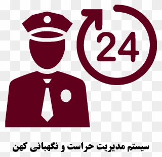 حراست وکتور نگهبانی Clipart
