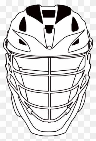Drawing At Getdrawings Com - Clipart Lacrosse Helmet - Png Download