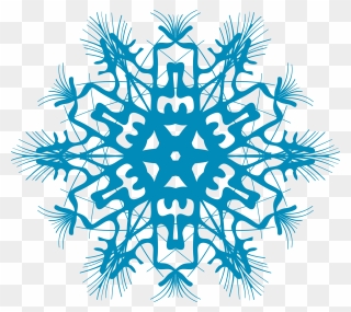 Snowflakes Clip Art Brown - Png Download