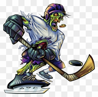 Zombie Hockey Clipart