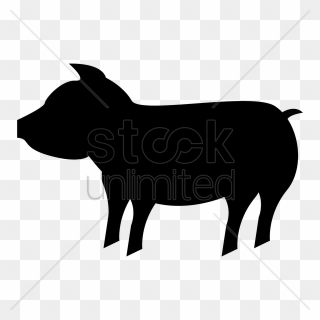 Silhouette Clipart Silhouette Cattle Clip Art - Illustration - Png Download