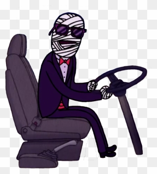 Regular Show Character Party Bus Driver - Party Bus Driver Regular Show Clipart