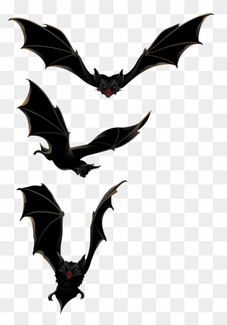 Bat Clipart Animation - Bats Clipart - Png Download