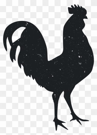 Silhouette Rooster Animal Computer File - Imagenes De Gallos En Png Clipart
