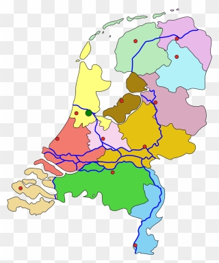 Nuts 2 Regions Netherlands Clipart