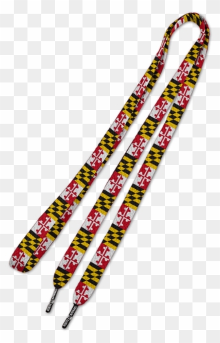 Transparent Softball Clipart Vector - Maryland Flag Shoe Laces - Png Download