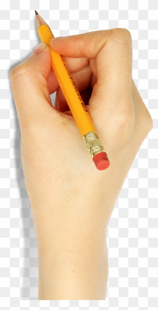 Hand Holding A Pencil Png Download - Hand Holding Pencil Png Clipart