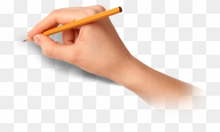Hand Writing With Pen Clipart