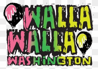 Beautiful Walla Walla Balloons T-shirt Clipart