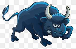 Bull Cartoon Illustration - Cartoon Transparent Bull Png Clipart