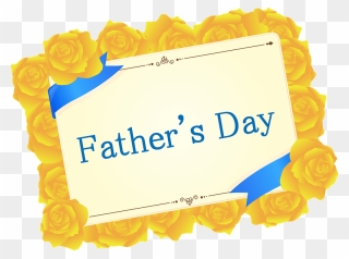 Fathers Day Card Clipart - Paper Product - Png Download