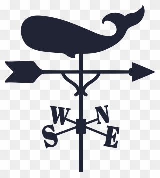 Whale Weather Vane Svg Cut File - Weather Vane Clipart