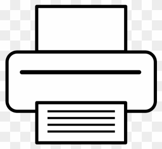 Printer Icon - Clipart Printer - Png Download