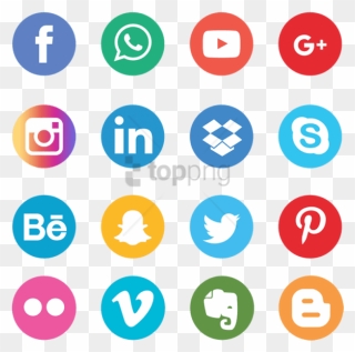 Vector Social Media Png Clipart