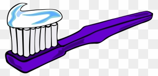 Free Clip Art Toothbrush - Png Download