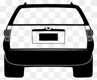 Car Back Silhouette Png Clipart