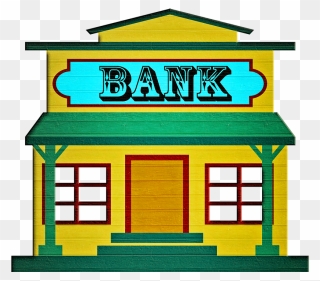 Bank Transparent - Bank Cowboy Clipart