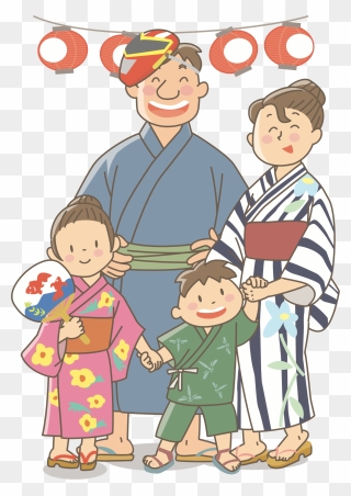 Person Clipart Summer - Summer Festival Clipart Japan - Png Download