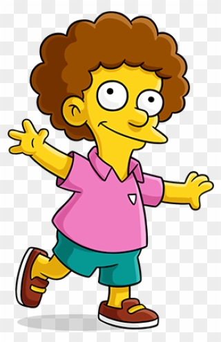 Simpsons Todd Flanders School Clipart