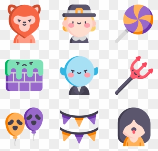 Halloween Icons Clipart