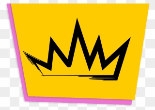 Logo Box Yellow Pink Black Clipart