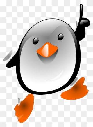 Number One Penguin Png Icons - Tux Happy Clipart