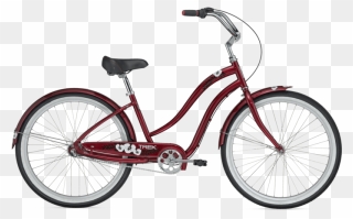 Bicycle Png Image - Electra Cruiser Bike With Flowers Clipart