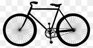 Black Mountain Bike Transparent - Cycle Clipart Png