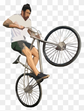 Cycling, Cyclist Png - Photoshop Guy On Bicycle Clipart