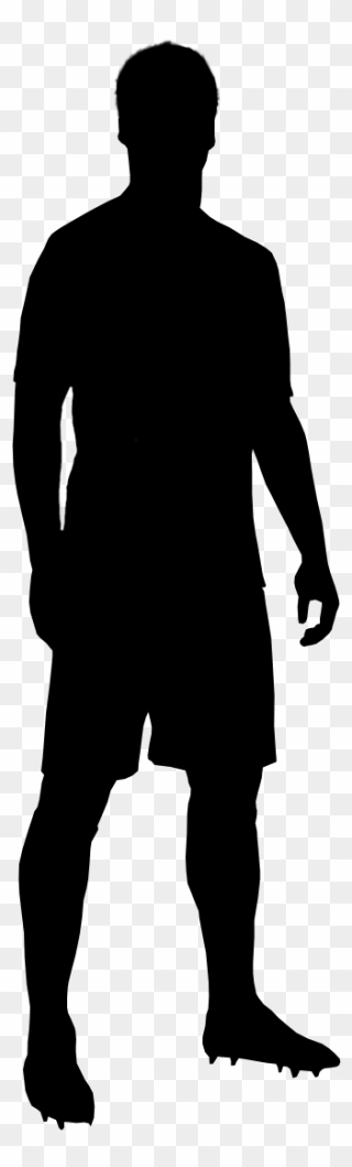 Man Cartoon Clipart - Transparent Black Man Silhouette - Png Download