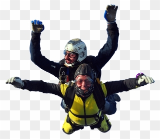 Tandem Parachute Jumpers Clip Arts - Skydiving Png Transparent Png
