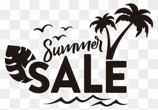 Summer Sun Sale Wall Sticker Clipart