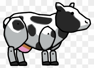 Scribblenauts Cow Clip Arts - Cow Sprite Png Transparent Png