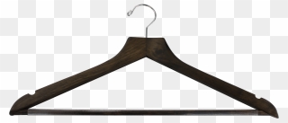 Black Wooden Hanger Male Clipart