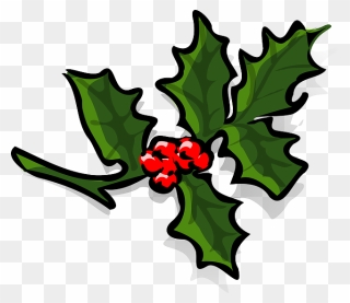 Green, Holly, Leaf, Recreation, Holiday, Plant - Holly Clip Art - Png Download