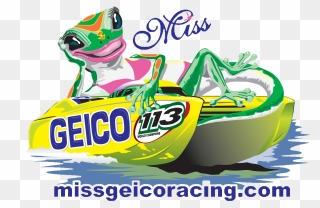 Miss Geico Boat Shows Miss Geico Racing - Miss Geico T Shirt Clipart