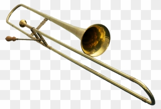 Types Of Trombone Sackbut Trumpet Mellophone - Baroque Trombone Clipart
