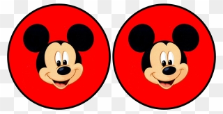 Etiquetas O Toppers - Mickey Mouse Birthday Tag Clipart