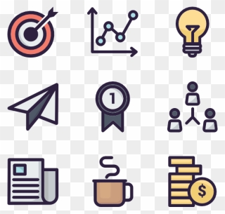 Business Icons Png Clipart