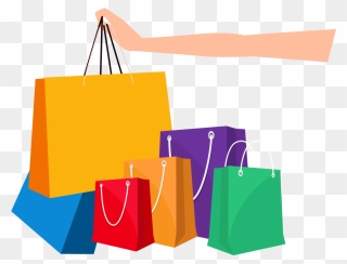 Bags Shopping Bag Vector Online Cartoon Clipart - Transparent Background Shopping Bags Png