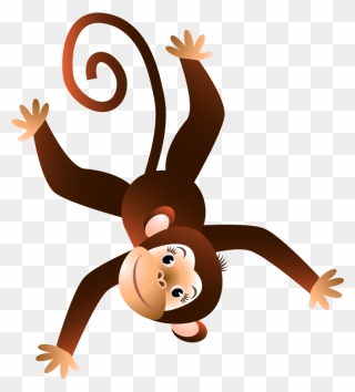 Chimpanzee Vector Graphics Illustration Monkey Royalty-free - Monkey Cartoon Png Cute Clipart