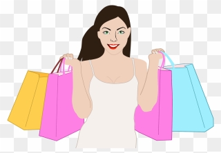 Girl Shopping Icon Png Clipart